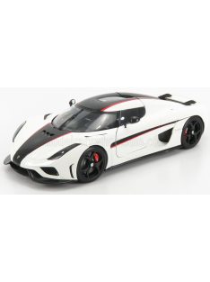 Autoart - KOENIGSEGG REGERA 2016 WHITE BLACK CARBON RED