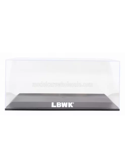Autoart - PLASTIC DISPLAY, PLASTIC BASE BLACK - LBWK - 35.5 X 15.5 X 15.2 cm (internal 12.7 cm)