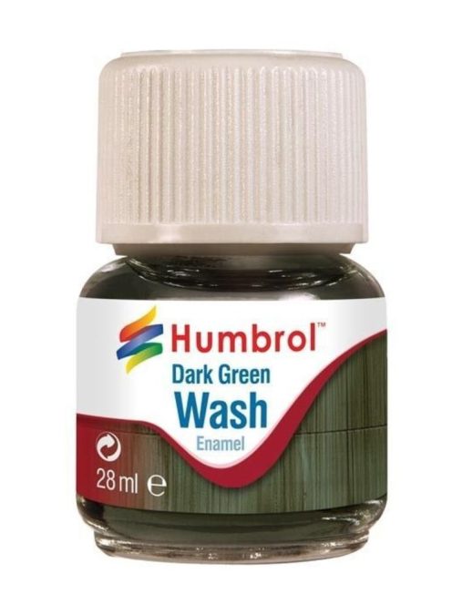 Humbrol - Humbrol Enamel Wash Dark Green 28 ml