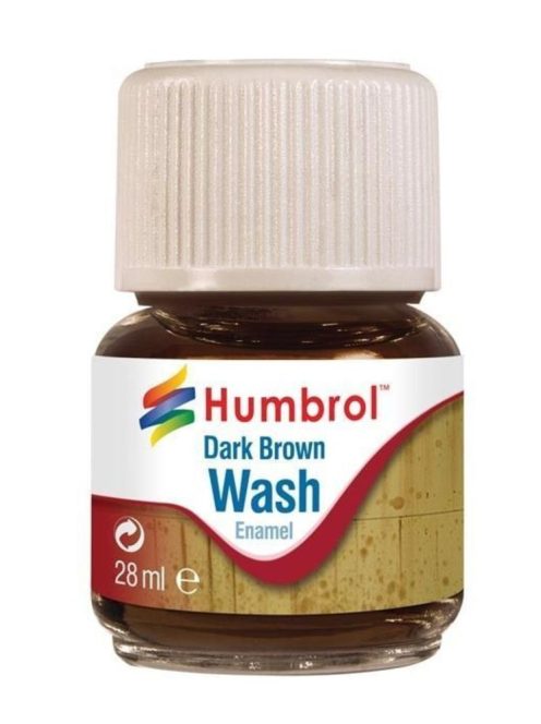 Humbrol - Humbrol Enamel Wash Dark Brown 28 ml