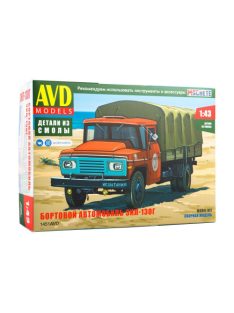   Avd - 1:43 Zil-130G Flatbed With Tent, Prototype - Resin Model Kit