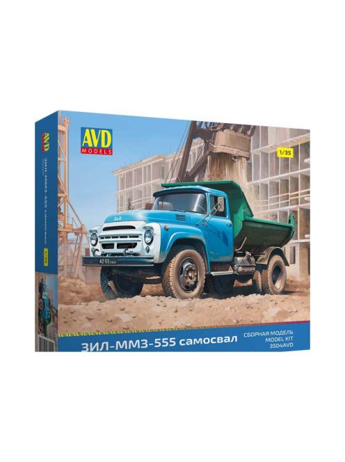 AVD - 1:35 ZIL-MMZ-555 dump truck (older grill version) - Die-cast Model Kit - AVD