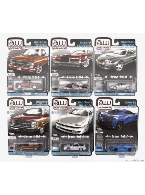 Autoworld - Mitsubishi Set Assortment 6 Pieces Various