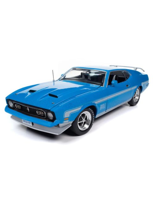Autoworld - FORD USA MUSTANG MACH-1 COUPE 1972 LIGHT BLUE