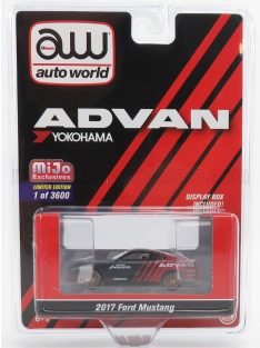 Autoworld - FORD USA MUSTANG COUPE ADVAN 2017 BLACK RED