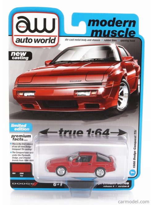 Autoworld - Dodge Conquest Tsi 1986 Red