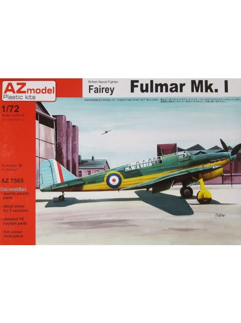 AZ Model - 1/72 Fairey Fulmar Mk. I (ex Vista), PUR, etch