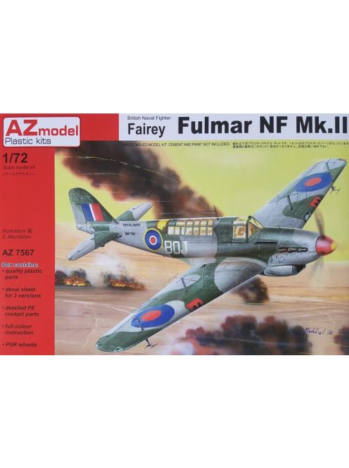 AZ Model - 1/72 Fairey Fulmar NF Mk. II (ex Vista), PUR, etch
