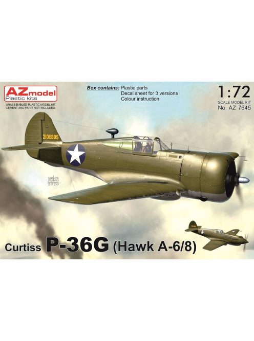 AZ Model - 1/72 Curtiss P-36G (Hawk A-6/8)