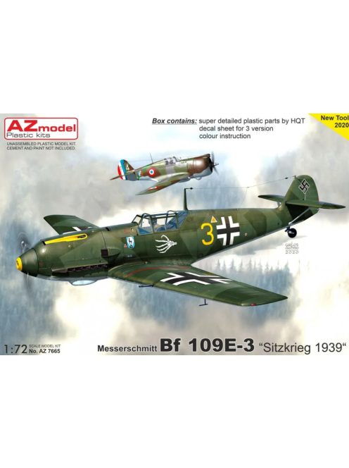 AZ Model - 1/72 Bf 109E-3 „Sitzkrieg 1939“