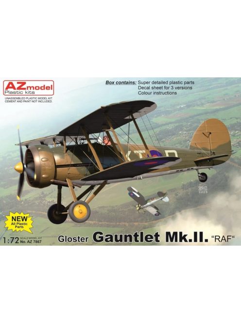 AZ Model - 1/72 Gloster Gauntlet Mk.II. RAF