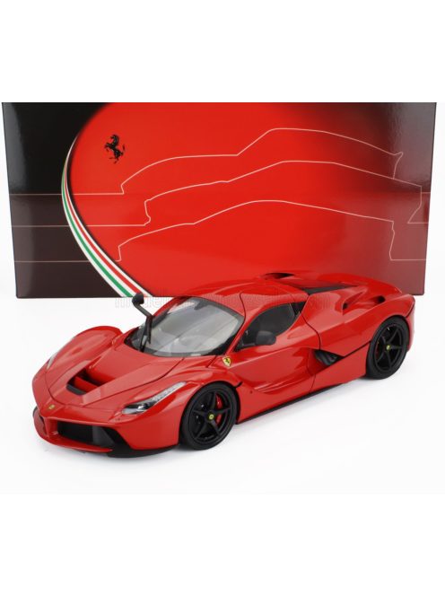 Bbr-Models - FERRARI LAFERRARI 2013 - BLACK RIMS ROSSO CORSA RED