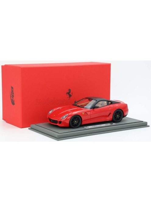 Bbr-Models - FERRARI 599 GTB FIORANO 2007 - F1 GEAR BOX - CAMBIO F1 - CON VETRINA - WITH SHOWCASE ROSSO CORSA - RED BLACK