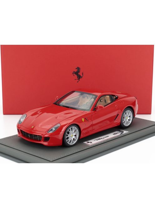 Bbr-Models - FERRARI 599 GTB FIORANO 2006 - MANUAL GEAR BOX - CAMBIO MANUALE - CON VETRINA - WITH SHOWCASE ROSSO CORSA - RED