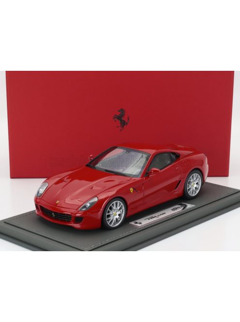 Bbr-Models - FERRARI 599 GTB FIORANO 2006 - MANUAL GEAR BOX - CAMBIO MANUALE - CON VETRINA - WITH SHOWCASE ROSSO CORSA - RED