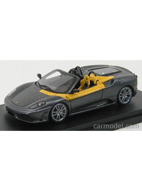 Bbr-Models - Ferrari F430 Scuderia Spider 16M 2009 - Personal Car Valentino Rossi 2009 Matt Dark Grey Met Matt Yellow