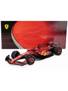   Bbr-Models - FERRARI F1  SF-24 TEAM SCUDERIA FERRARI N 16 2nd AUSTRALIAN GP 2024 CHARLES LECLERC - POLIFOAM PACKAGING RED BLACK