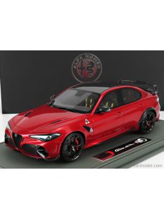   Bbr-Models - Alfa Romeo Giulia Gtam 2020 - Con Vetrina - With Showcase Rosso Gta - Red Met
