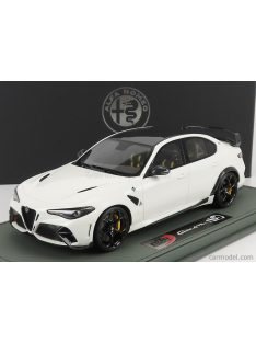   Bbr-Models - Alfa Romeo Giulia Gtam 2020 - Con Vetrina - With Showcase Bianco Trofeo - White