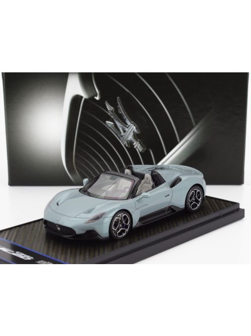 Bbr-Models - MASERATI MC20 CIELO SPIDER 2022 - BIRDCAGE RIMS ACQUAMARINA - LIGHT BLUE MET