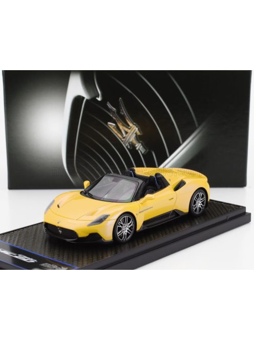 Bbr-Models - MASERATI MC20 CIELO SPIDER 2022 - MMXX DESIGN RIMS GIALLO GENIO - YELLOW