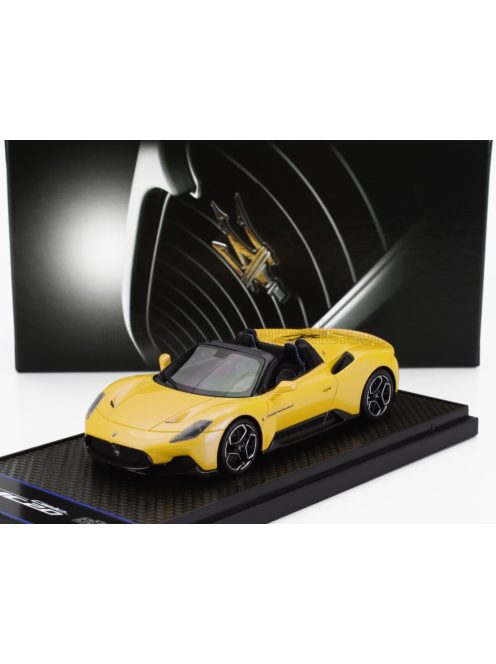 Bbr-Models - MASERATI MC20 CIELO SPIDER 2022 - BIRDCAGE RIMS GIALLO GENIO - YELLOW