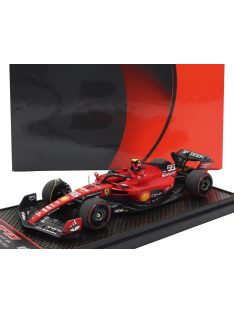  Bbr-Models - FERRARI F1  SF-23 TEAM SCUDERIA FERRARI N 55 4th BAHRAIN GP 2023 CARLOS SAINZ RED BLACK