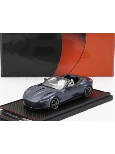   Bbr-Models - FERRARI ROMA SPIDER OPEN 2020 BLU ROMA - BLUE MET