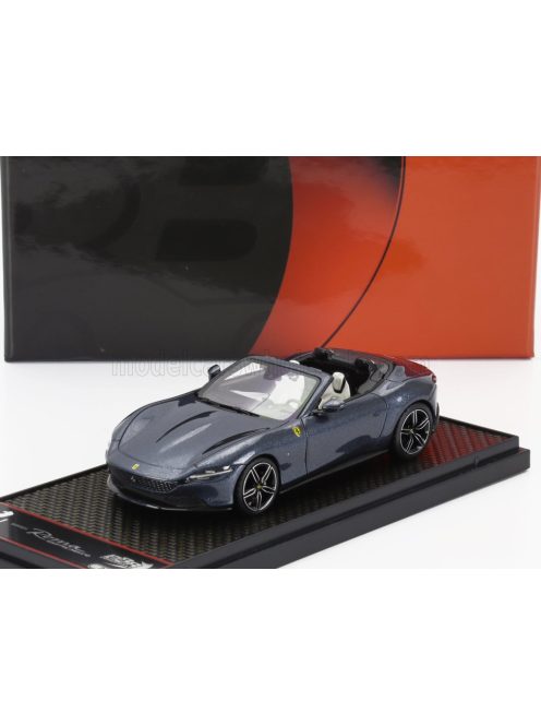 Bbr-Models - FERRARI ROMA SPIDER OPEN 2020 BLU ROMA - BLUE MET