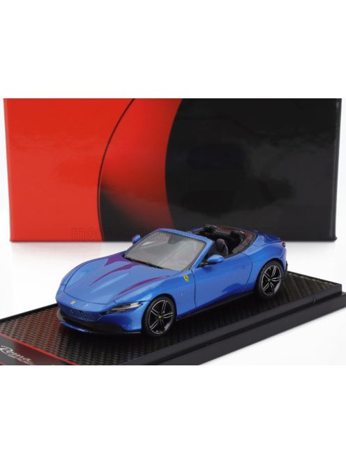 Bbr-Models - FERRARI ROMA SPIDER OPEN 2020 BLU CORSA - BLUE MET