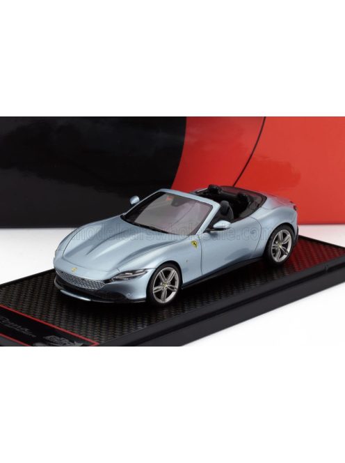 Bbr-Models - FERRARI ROMA SPIDER OPEN 2020 GRIGIO ALLOY - BLUE GREY MET