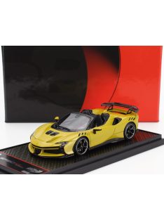   Bbr-Models - FERRARI SF90 XX STRADALE SPIDER 2024 GIALLO MONTECARLO - YELLOW MET BLACK