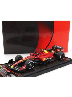   Bbr-Models - FERRARI F1  SF-23 TEAM SCUDERIA FERRARI N 55 POLE POSITION 3rd MONZA ITALY GP 2023 CARLOS SAINZ RED BLACK YELLOW