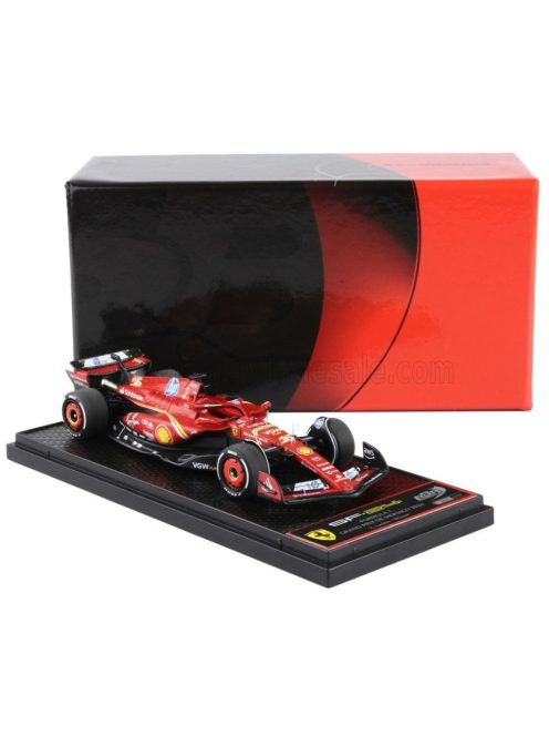 Bbr-Models - FERRARI F1  SF-24 TEAM SCUDERIA FERRARI N 16 WINNER MONACO GP 2024 CHARLES LECLERC RED WHITE YELLOW