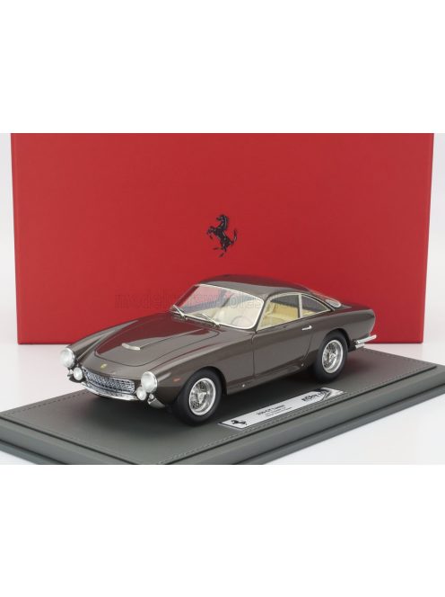 Bbr-Models - FERRARI 250 GT LUSSO s/n4891GT COUPE 1963 - PERSONAL CAR STEVE McQUEEN - CON VETRINA - WITH SHOWCASE BROWN MET