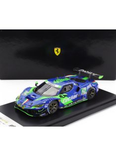   Bbr-Models - FERRARI 296 GT3 3.0L TWIN TURBO V6 TEAM CETILAR RACING N 47 24h DAYTONA 2023 ALESSANDRO BALZAN - ANTONIO FUOCO - ROBERTO LACORTE - GIORGIO SERNAGIOTTO BLUE GREEN