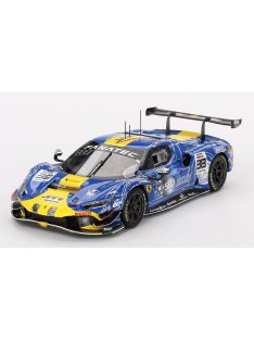   Bbr-Models - FERRARI 296 GT3 3.0L TWIN TURBO V6 TEAM ST RACING N 38 24h SPA 2023 JON MILLER - SAMANTHA TAN - ISAAC TUTUMLU - LEONARD WEISS BLUE YELLOW
