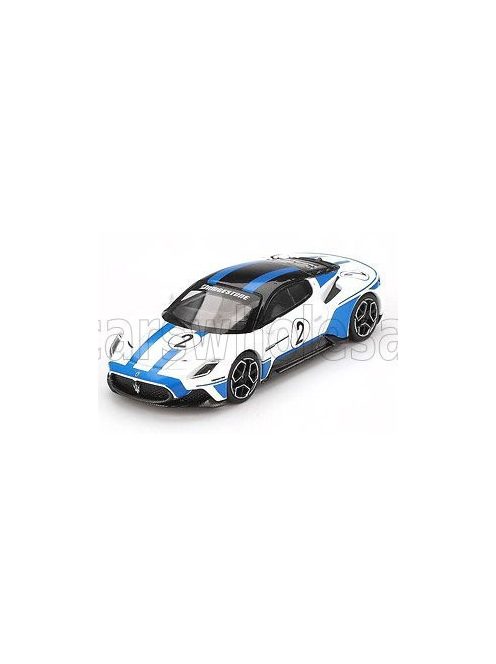 Bbr-Models - MASERATI MC20 N 2 RACING ERFORMANCE EXPERIENCE 2024 WHITE BLUE