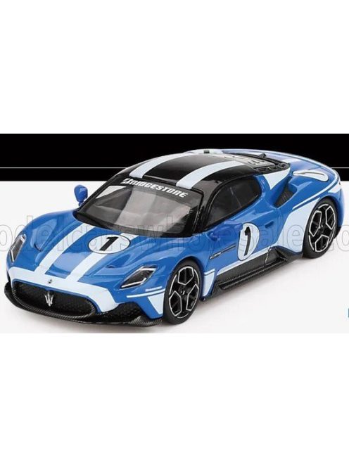 Bbr-Models - MASERATI MC20 N 1 RACING 2024 BLUE WHITE
