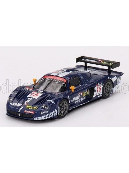 Bbr-Models - MASERATI MC12 6.0L V12 TEAM JMB RACING N 15 4th 24h SPA 2008 BEN AUCOTT - ALAIN FERTE - STEPHANE DAOUDI BLUE