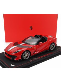   Bbr-Models - FERRARI 812 COMPETIZIONE A SPIDER 2022 - CON VETRINA - WITH SHOWCASE ROSSO CORSA 322 - RED