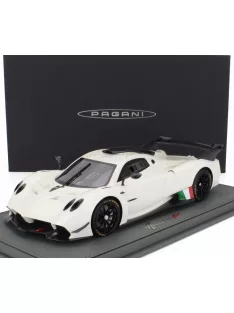   Bbr-Models - PAGANI HUAYRA R 2021 - CON VETRINA - WITH SHOWCASE BIANCO BENNY - WHITE BLACK