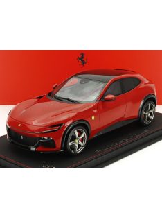   Bbr-Models - FERRARI PUROSANGUE SUV PANORAMIC ROOF 2022 - CON VETRINA - WITH SHOWCASE ROSSO CORSA - RED