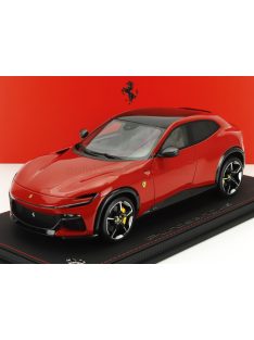   Bbr-Models - FERRARI PUROSANGUE SUV PANORAMIC ROOF 2022 - CON VETRINA - WITH SHOWCASE ROSSO CORSA - RED