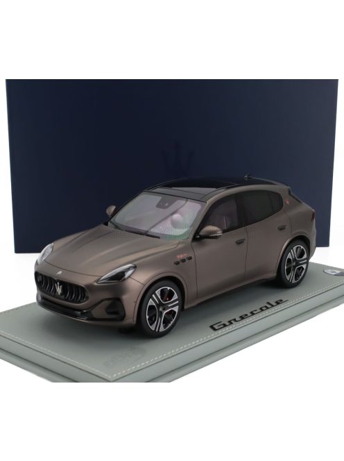 Bbr-Models - MASERATI GRECALE FOLGORE SUV 2022 - CON VETRINA - WITH SHOWCASE RAME FOLGORE - MATT COPPER