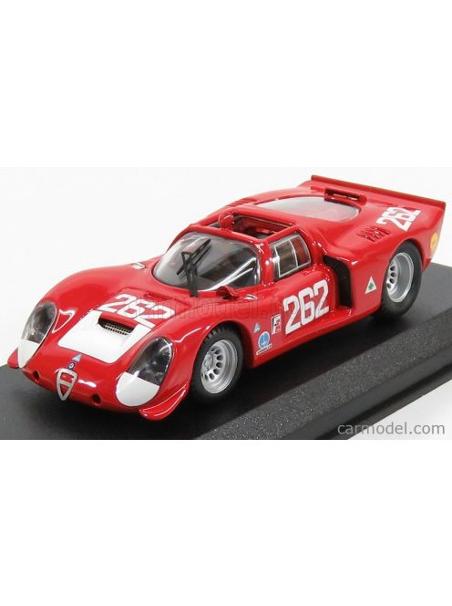 Best-Model - Alfa Romeo 33.2 N 262 Targa Florio 1969 Vaccarella - De Adamich Red