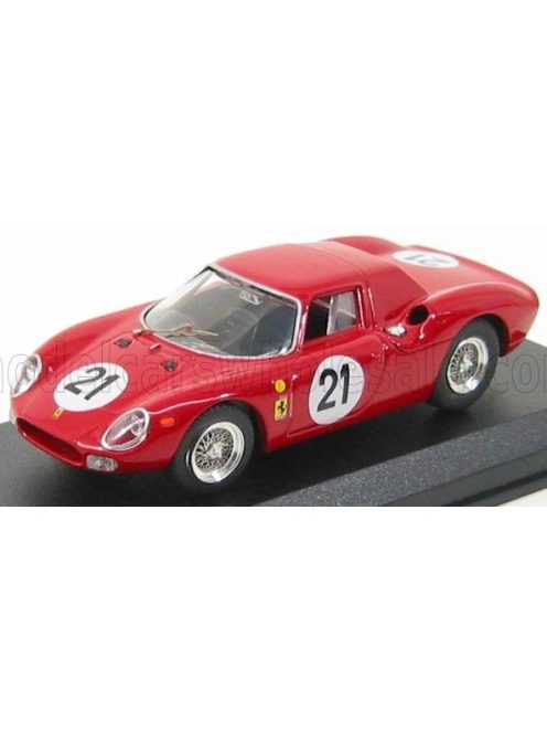 Best-Model - FERRARI 250 LM N 21 24h LE MANS 1965 RINDT - GREGORY RED
