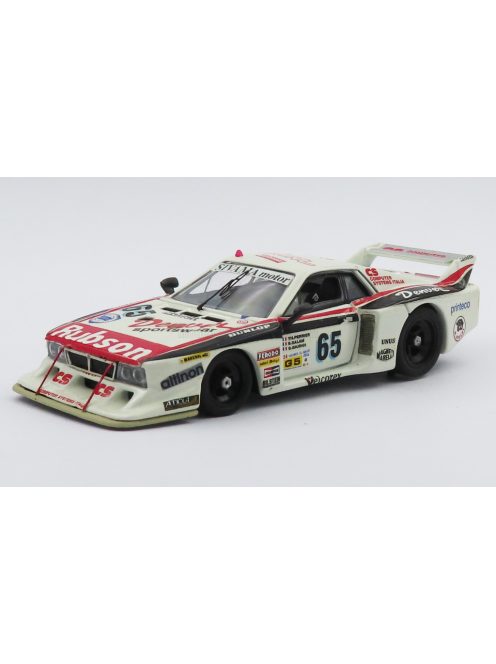 Best-Model - LANCIA BETA MONTECARLO TURBO TEAM SIVAMA DI GALLIATE N 65 24h LE MANS 1982 GIANNI GIUDICI - THIERRY PERRIER - BERNARD SALAM WHITE RED