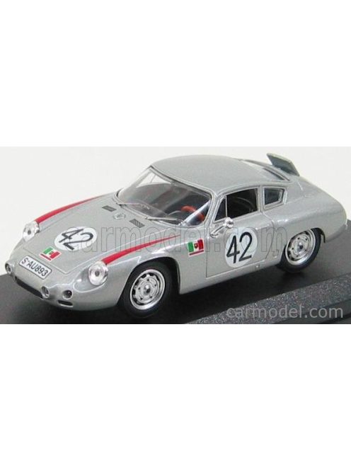 Best-Model - Porsche 356B 1600Gs Carrera Gtl Abarth N 42 Targa Florio 1962 Herrmann - Linge Silver