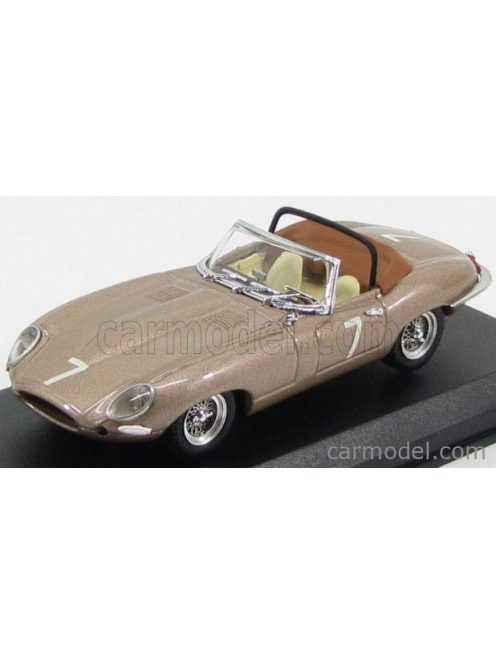 Best-Model - Jaguar E-Type Spider N 7 Del Mar Usa 1961 Wally Barnitz Bronze Met